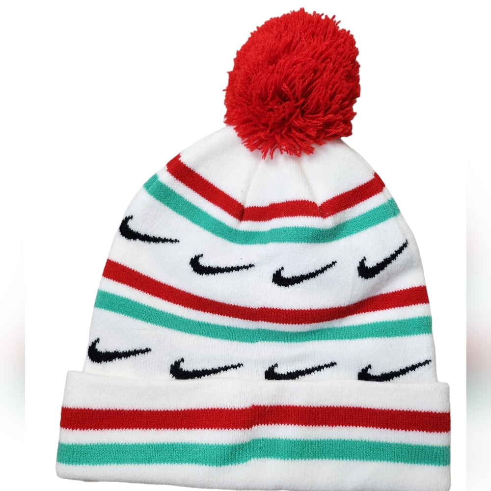 NWOT NIKE Pompom Beanie - Picture 2 of 2